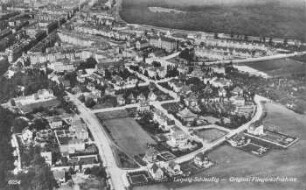 Leipzig-Schleußig: Original-Fliegeraufnahme