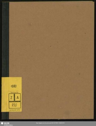 1883: Königlich-Sächsischer Ameisen-Kalender : auf das Jahr ...