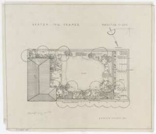 Garten Cramer, Leer: Gartenplan 1:200