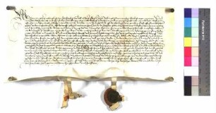 Vertrag zwischen dem Kloster Herrenalb und der Kommune Merklingen, dass die Zinse von den Überbauen auf der Allmende beiden gleich zustehen sollen.