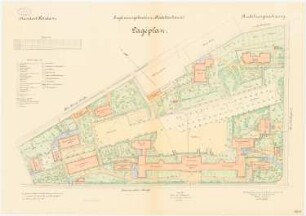 Kadettenhaus der Garnison Potsdam Ergänzungsbauten: Lageplan 1:500