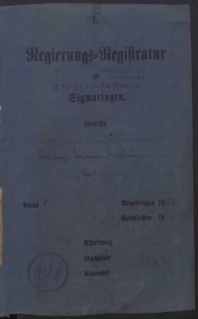 Maßnahmen infolge des Krieges 1914-1918 - Einstellung, Entlassung, Entlohnung, Schlichtungsausschüsse Bd. 3 - Hauptakten