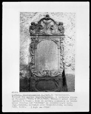 Epitaph für Martin Heurath (Heirath)