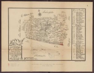 Flurkarte von Othmarschen und Övelgönne vom Jahre 1791.