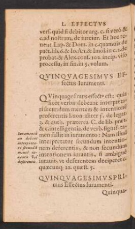 Quinquagesimus Primus Effectus Iuramenti.