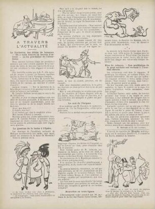 A travers l'actualité