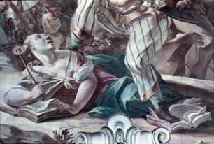 Narren erschlagen die Weisheit: "Sapientia atque doctrinam stuli despiciunt" (Sprüche, 1:7)