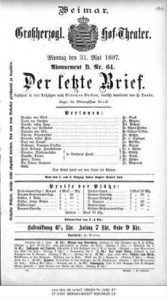 Der letzte Brief
