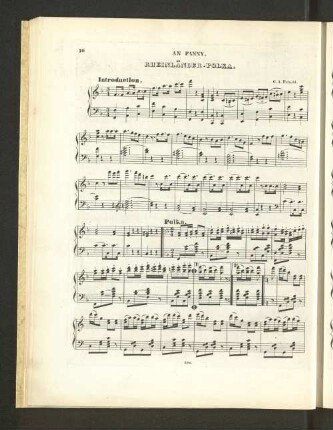 An Fanny. Rheinländer-Polka.