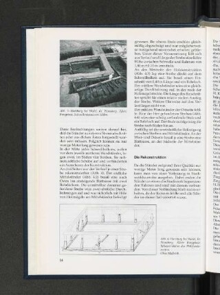 Abb. 3: Hatzburg bei Wedel, Kr. Pinneberg. Ältere Burphase, Schwellenkranz von Süden.