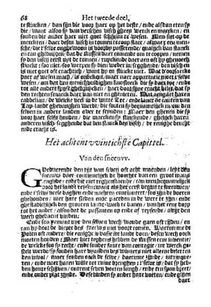Het achtentvvintichste Capittel. Van den sneeuvv.