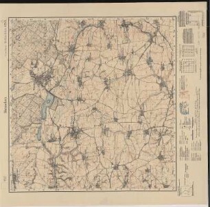 Section Mutzschen aus: Topographische Karte (Meßtischblätter) Sachsen