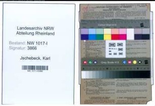 Entnazifizierung Karl Jschebeck , geb. 17.05.1888 (Reisender)
