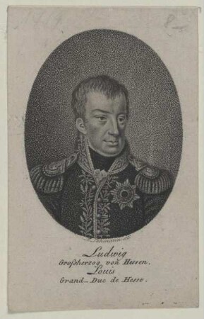 Bildnis des Ludwig, Großherzog von Hessen