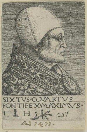 Bildnis des Papstes Sixtus IV.