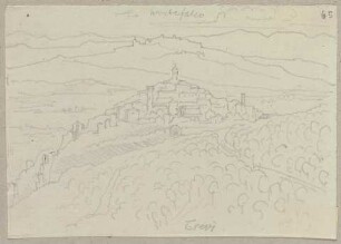 Blick auf Trevi sowie Montefalco