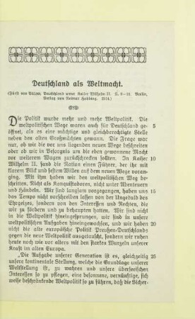 Deutschland als Weltmacht