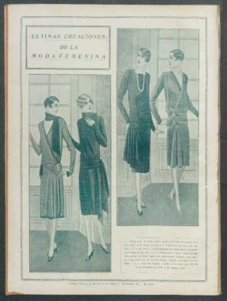 Últimas creaciones de la moda femenina