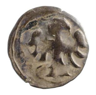 Münze, Pfennig, um 1345