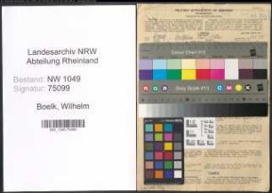 Entnazifizierung Wilhelm Boelk , geb. 21.01.1889 (Rechtsanwalt)