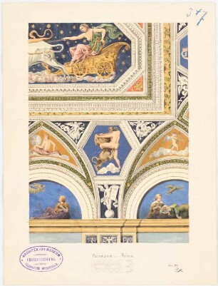Villa Farnesina, Rom Deckenschmuck: Ansicht