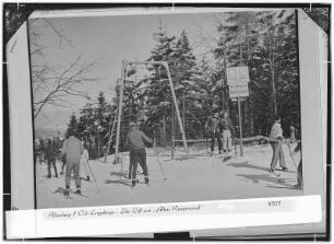 Altenberg. Ski-Lift am "Alten Raupennest"