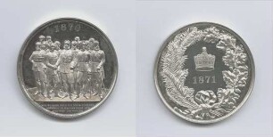 Medaille auf die Reichsgründung