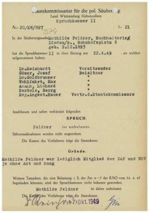 Feldner, Mathilde