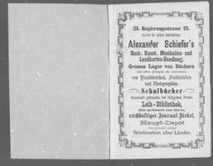 Wohnungs-Anzeiger und Adreß-Kalender für Frankfurt an der Oder auf das Jahr 1876
