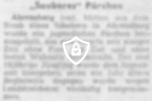 "Sauberes" Pärchen
