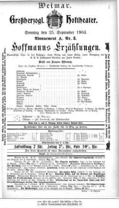 Hoffmanns Erzählungen