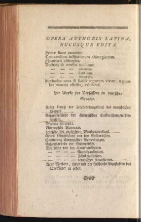 Opera Authoris Latina, Hucusque Edita