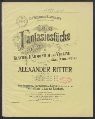 No. 2: Nachtstück in C dur