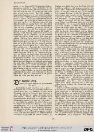 Der deutsche Weg : (Ein Epilog zum Streit um Hauptmanns Festspiel)