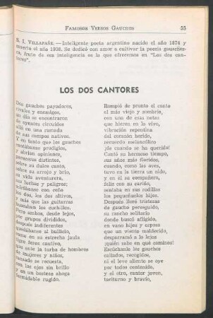 Los dos cantores