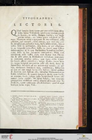 Typographus Lectoris
