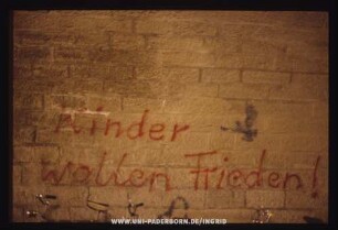 Kinder wollen Frieden!