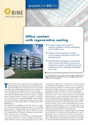 Office comfort with regenerative cooling.