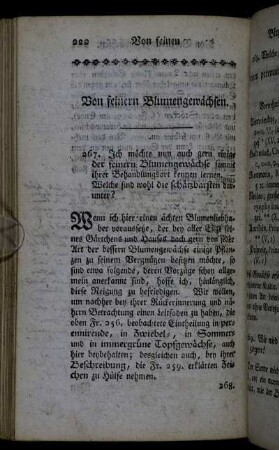 [C.] Von feinern Blumengewächsen.