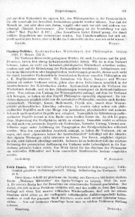 331, Clauberg-Dubislav. Systematisches Wörterbuch der Philosophie. 1923