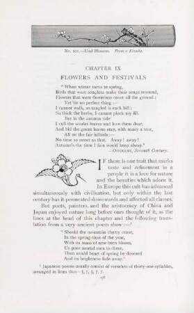 Chapter IX. Flowers and festivals