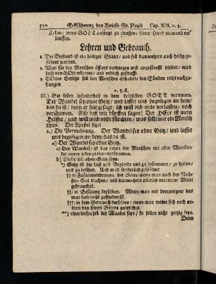 520-527, V. 5 - 6; Lehren und Gebrauch; V. 7 - 8; Lehren ...