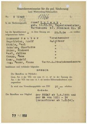 Bulach, Josef