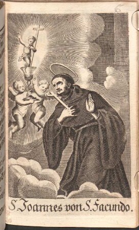 Tag=Zeiten Sambt der Litaney Deß Heiligen Joannis Von St. Facundo, Eremiten Ordens deß Heiligen Augustini
