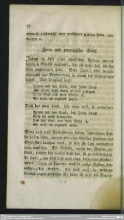 Zwey und zwanzigster Brief
