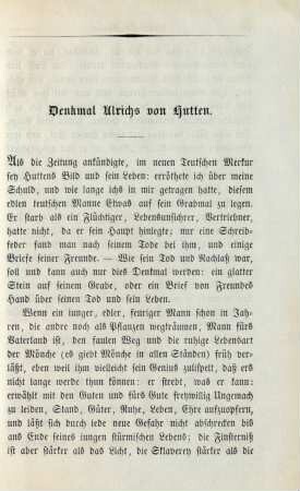 Denkmal Ulrichs von Hutten
