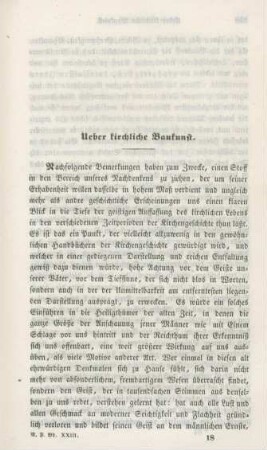 257-277 Ueber kirchliche Baukunst