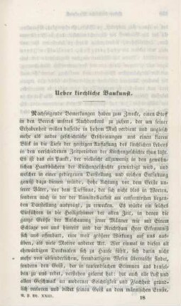 257-277 Ueber kirchliche Baukunst