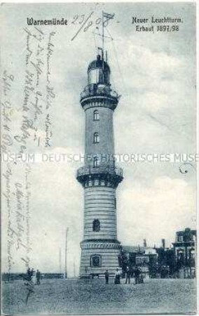 Der neue Leuchtturm in Warnemünde