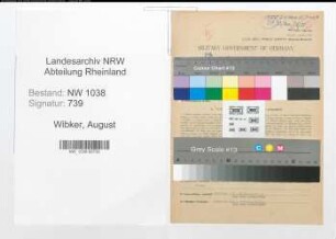 Entnazifizierung August Wibker , geb. 29.03.1896 (Lehrer)